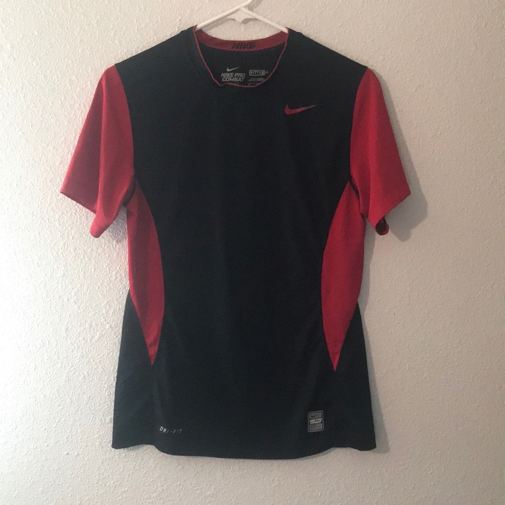 Black and Red Nike Shirt